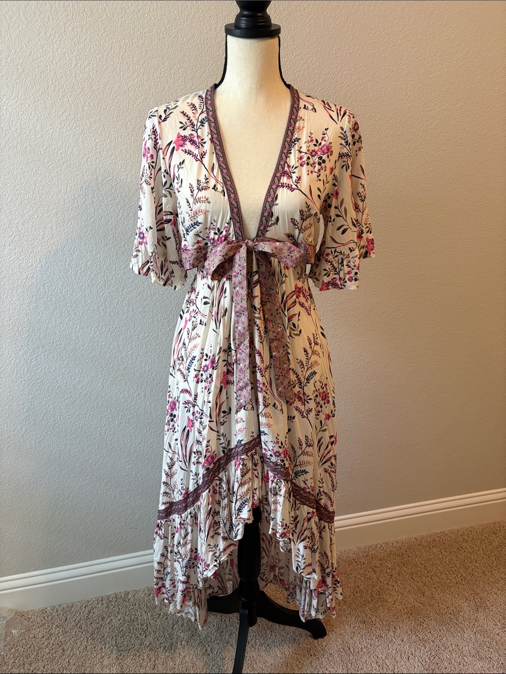 Floral High-Low Dress